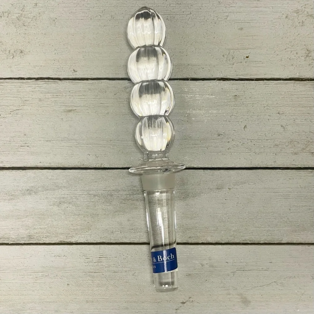 Villeroy & Boch Clear Crystal Bottle Stopper Decanter Top